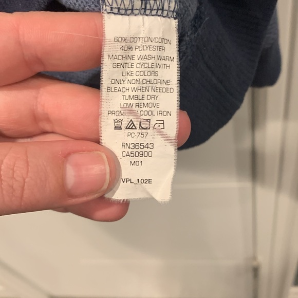 Van Heusen XXL Half Zip Sweater in Blue - Picture 5 of 6